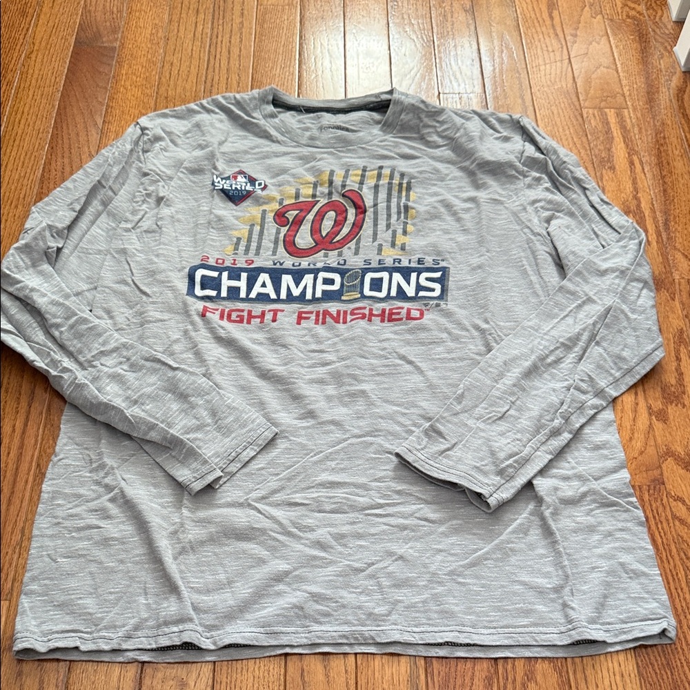 Washington Nationals World Series Fight Finished Long Sleeve